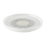 DX831 Churchill Studio Prints Fusion Agate Grey Chefs' Walled Plate 210mm (Pack of 6)