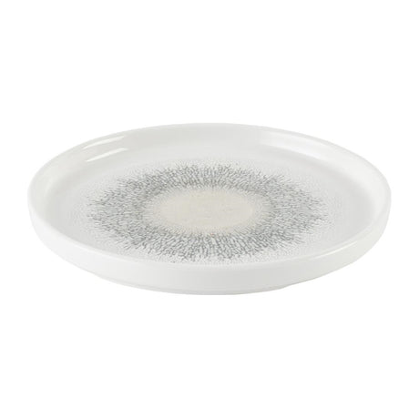 DX831 Churchill Studio Prints Fusion Agate Grey Chefs' Walled Plate 210mm (Pack of 6)