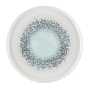 DX832 Churchill Studio Prints Fusion Aquamarine Chefs' Walled Plate 260mm (Pack of 6) - JD Catering Equipment Solutions Ltd
