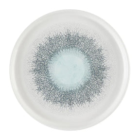 DX833 Churchill Studio Prints Fusion Aquamarine Chefs' Walled Plate 210mm (Pack of 6) - JD Catering Equipment Solutions Ltd