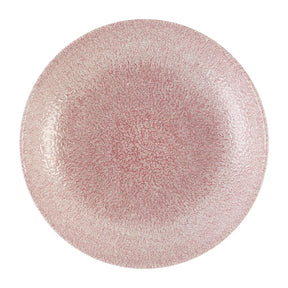 DX837 Churchill Studio Prints Raku Rose Quartz Pink Coupe Plate 260mm (Pack of 12) - JD Catering Equipment Solutions Ltd