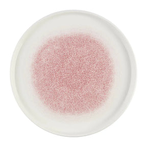 DX844 Churchill Studio Prints Raku Rose Quartz Pink Chefs' Walled Plate 260mm (Pack of 6) - JD Catering Equipment Solutions Ltd