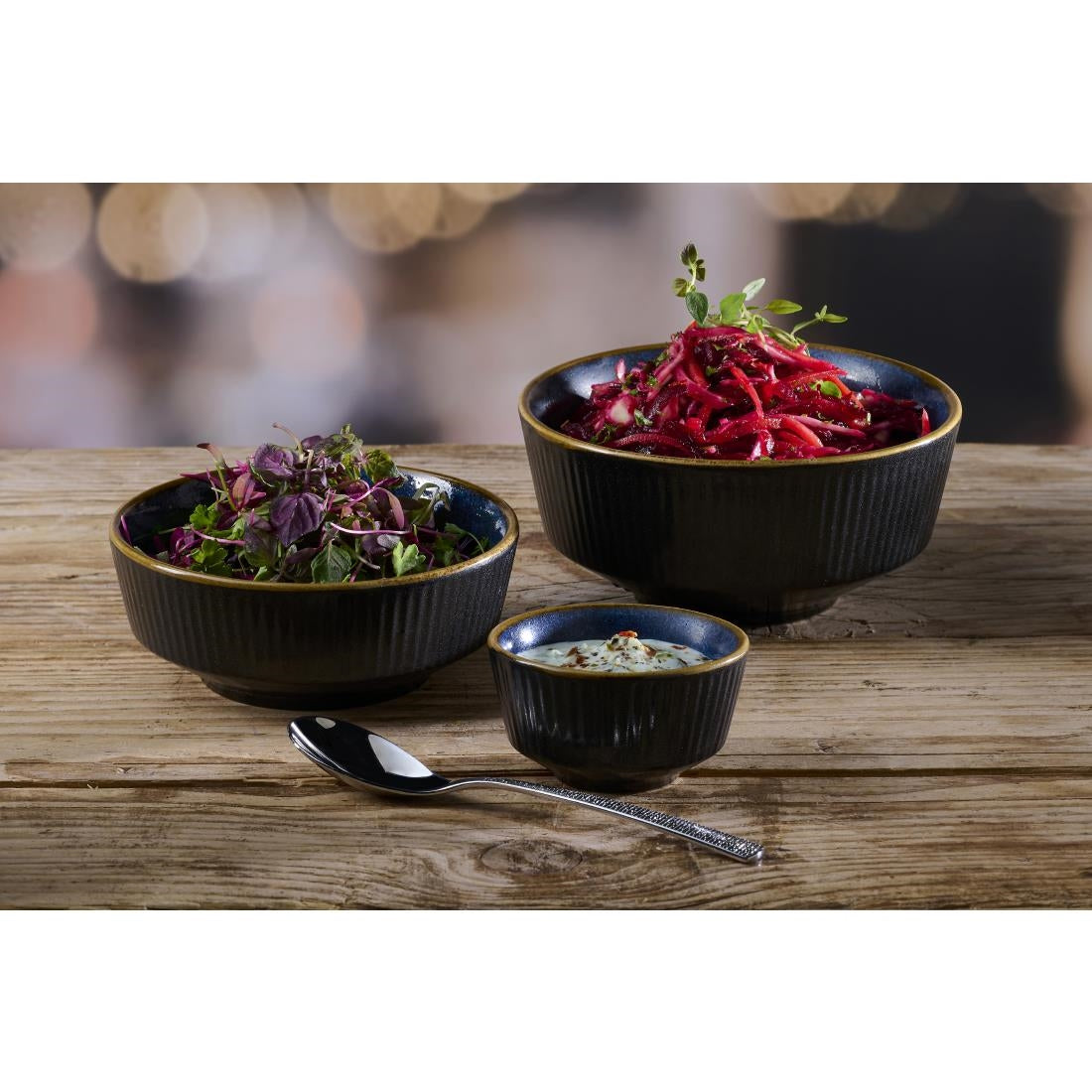 DX846 Churchill Nourish Tokyo Blue Kochi Soup Bowl 62 x 130mm (Pack of 12)