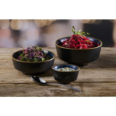 DX851 Churchill Nourish Tokyo Black Kochi Soup Bowl 62 x 130mm (Pack of 12) - JD Catering Equipment Solutions Ltd