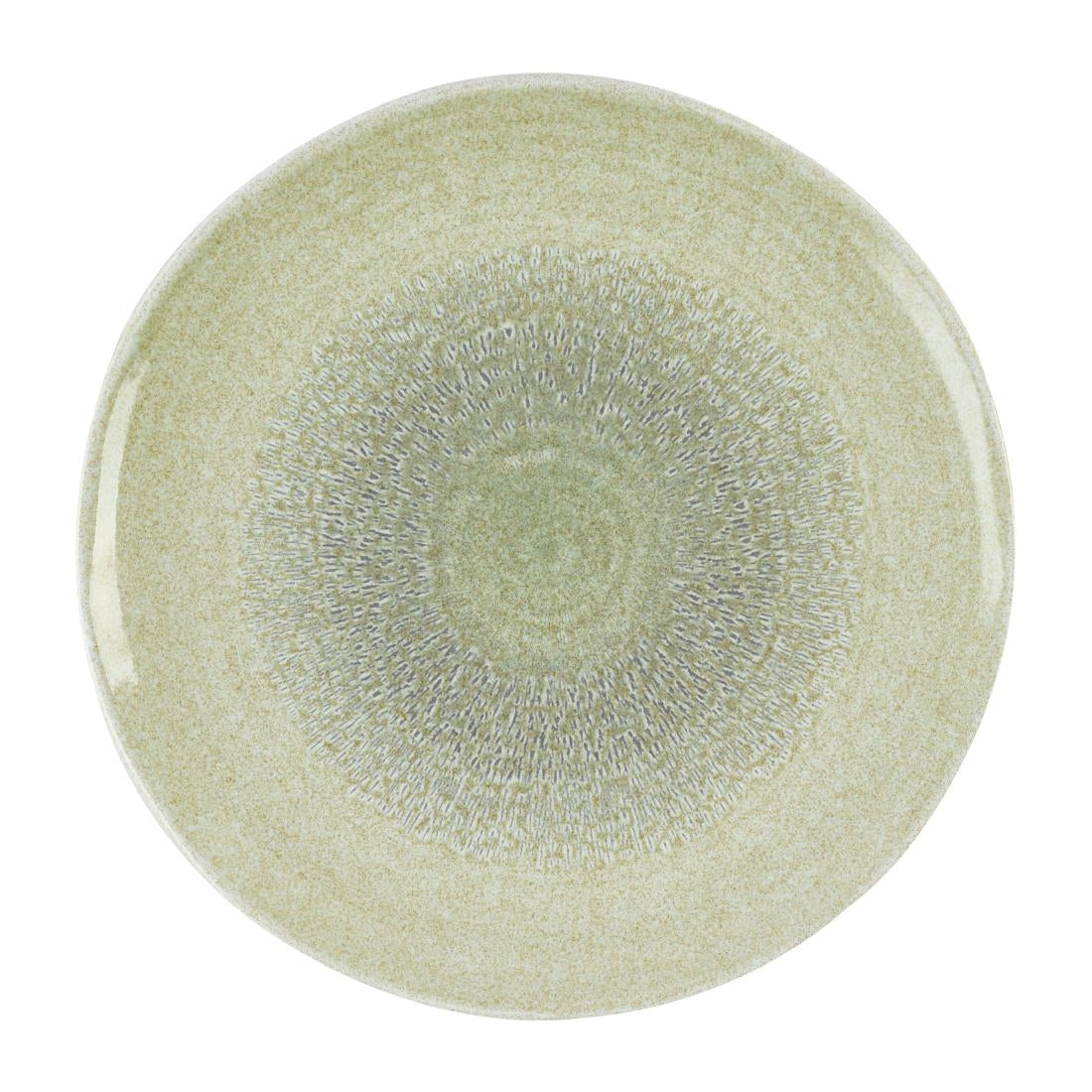 DX869 Dudson Harvest Grain Speckled Green Organic Coupe Bowl 210mm (Pack of 12)