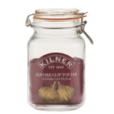 DX963 Kilner Square Clip Top Jar 1.5Ltr (Pack 4)