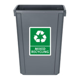 DX965 Jantex Slim Bin 60Ltr Grey