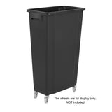 DX966 Jantex Slim Bin 80Ltr Black