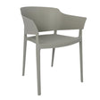 DX970 Bolero Lorenzo Cafe Chairs Medium Grey (Pack of 2)