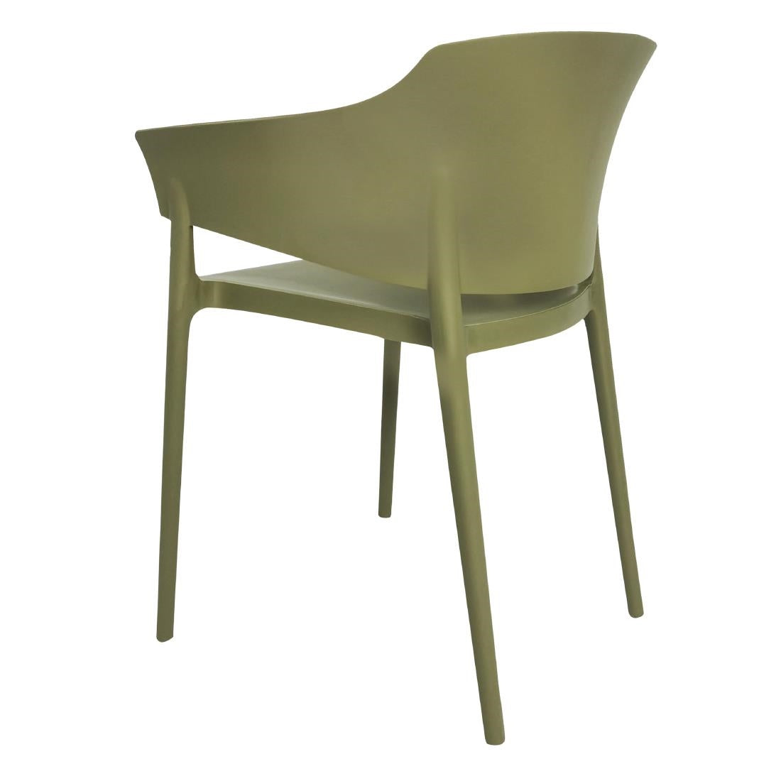 DX971 Bolero Lorenzo Cafe Chairs Green Tea (Pack of 2)