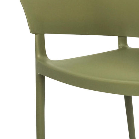 DX971 Bolero Lorenzo Cafe Chairs Green Tea (Pack of 2)