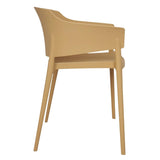 DX972 Bolero Lorenzo Cafe Chairs Warm Cream (Pack of 2)