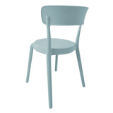 DX973 Bolero Mila CafÃ© Chairs Icy Blue (Pack of 2)