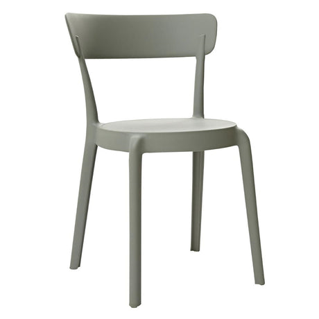 DX974 Bolero Mila CafÃ© Chairs Moss Grey (Pack of 2)