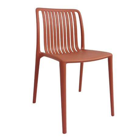 DX977 Bolero Verona CafÃ© Chairs Mild Orange (Pack of 2)