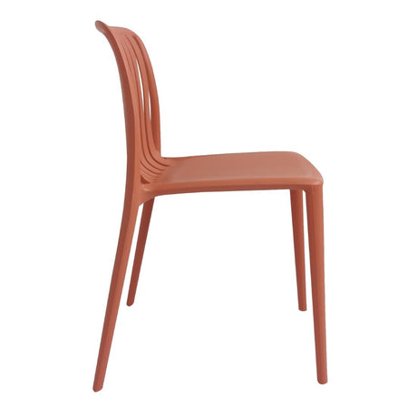 DX977 Bolero Verona CafÃ© Chairs Mild Orange (Pack of 2)