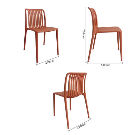 DX977 Bolero Verona CafÃ© Chairs Mild Orange (Pack of 2)