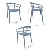 DX980 Bolero Mateo CafÃ© Chairs Slate Blue (Pack of 2)