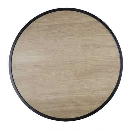 DX986 Bolero Marston Round Outdoor Table Black 700mm