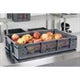 DX999 Vogue Perforated Plastic Storage Crate 600x400x120mm