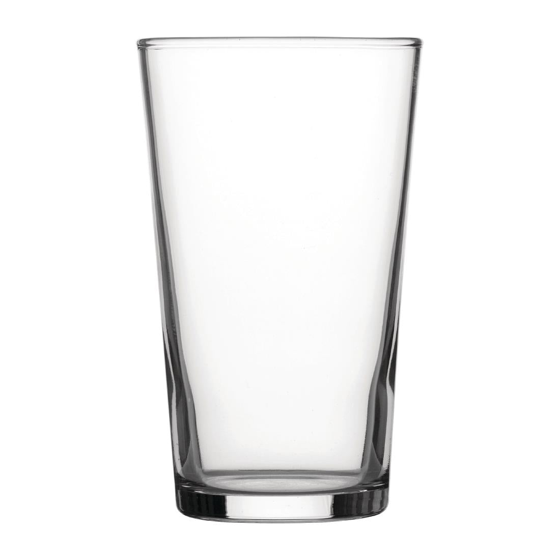 DY268 Utopia Toughened Conical Beer Glasses 280ml CE Marked (Pack of 48)