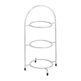 DY296 Utopia Chrome Three Tier Cake Stand 200mm