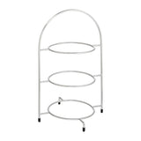 DY297 Utopia Chrome Three Tier Cake Stand 240mm