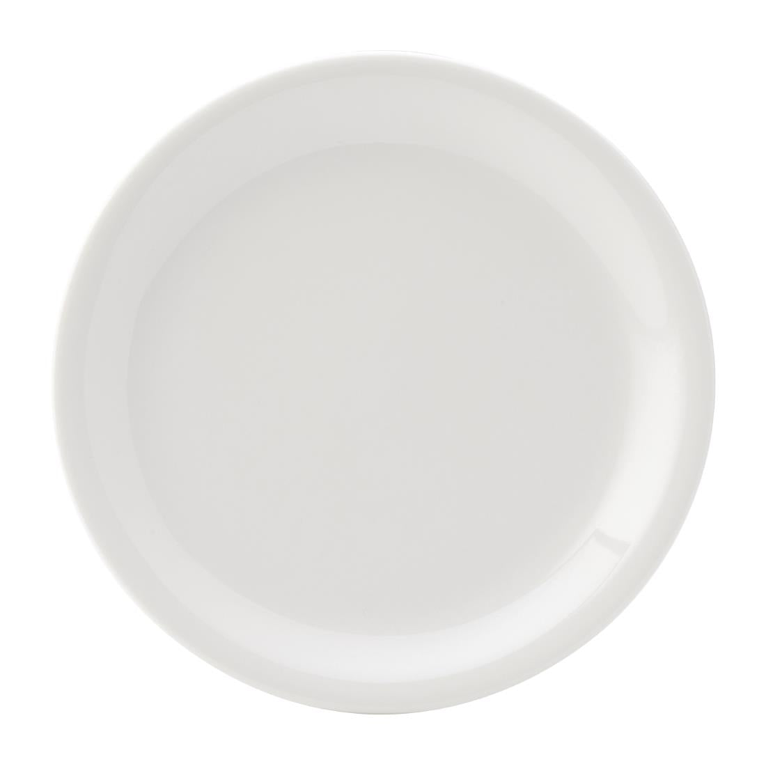 DY316 Utopia Titan Narrow Rimmed Plates White 160mm (Pack of 36)