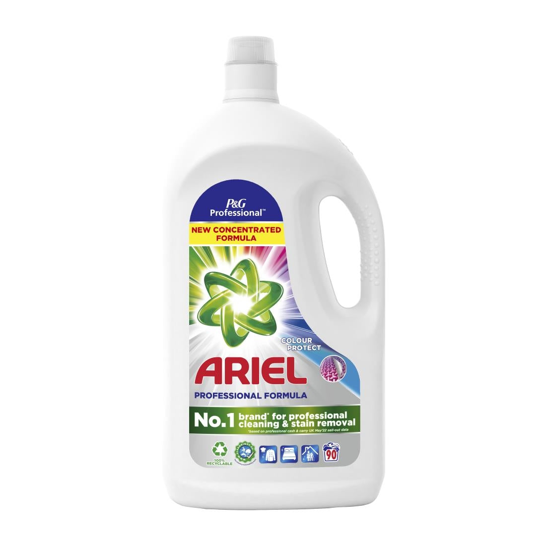 DZ455 Ariel Professional Washing Liquid Laundry Detergent Colour 4.05Ltr (Pack of 2)