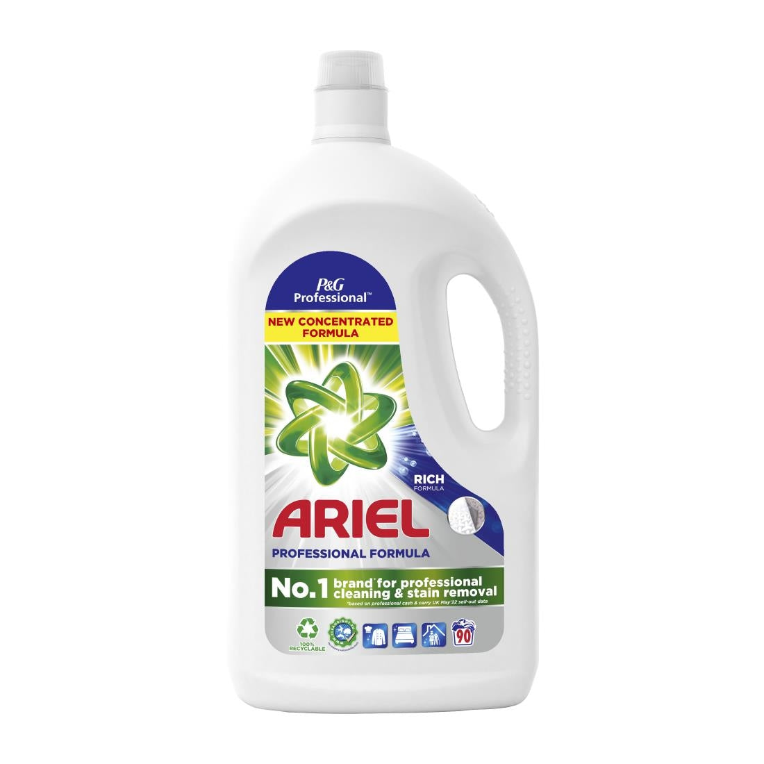 DZ456 Ariel Professional Washing Liquid Laundry Detergent Regular 4.05Ltr (Pack of 2)