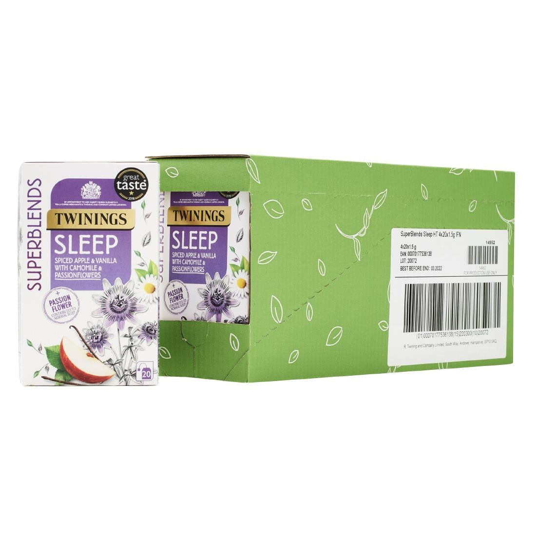 DZ469 Twinings Superblends Sleep Tea Bags (Pack of 80)