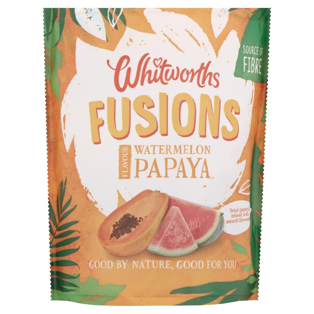 DZ487 Whitworths Fusions Watermelon and Papaya 80g (Pack of 10)