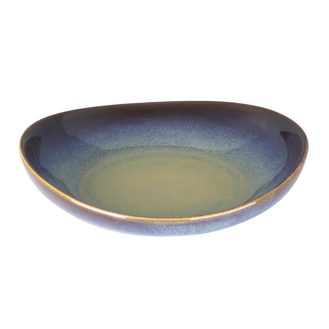 DZ698 Olympia Birch Aubergine Wide Bowls 205mm (Pack of 6)