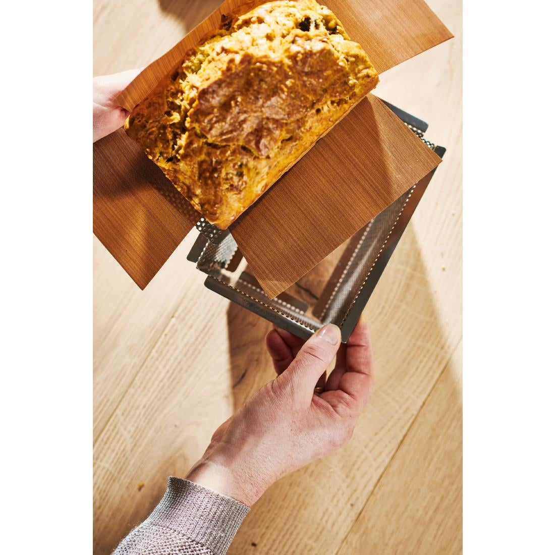 DZ718 De Buyer Special Non-stick Baking Sheet For 15cm Cake Mould (Pack 2)