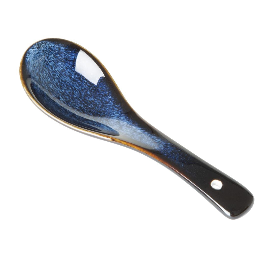 DZ771 Olympia Luna Midnight Blue Soup Spoons (Pack of 12)