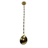 DZ796 Beaumont Gold Plated Cocktail Spoon With Masher