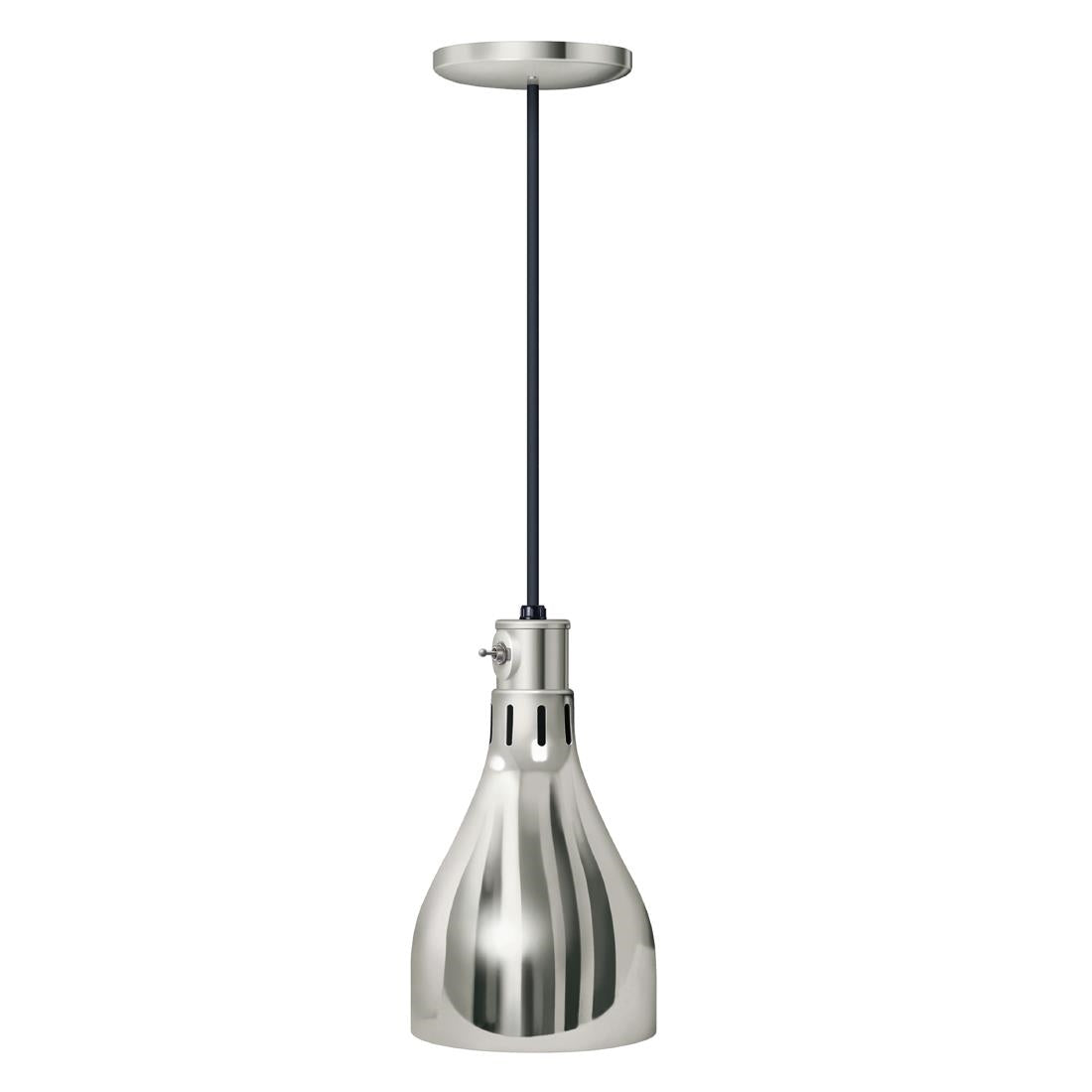DZ816 Hatco Decorative Heat Lamp Bright Nickel DL-500-CL