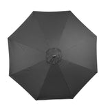 DZ870 Bolero Seville Round Parasol 3m Diameter Black