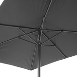 DZ871 Bolero Seville Square Parasol 2x3m Black