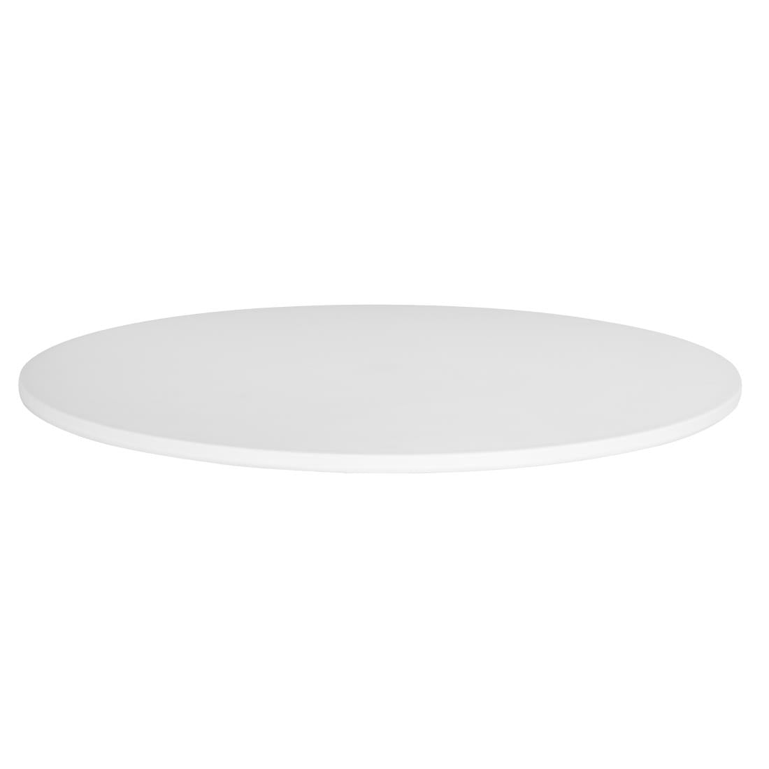 SA832 Bolero Mateo 700mm Round Café Table  - White