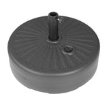 DZ884 Bolero Black Plastic Parasol Base 40Ltr (filled)