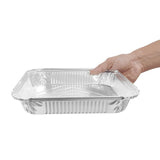 DZ893 Fiesta Recyclable Shallow Foil Containers 1580ml (Pack of 200)