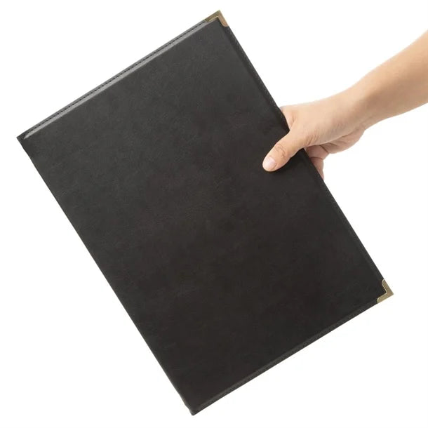 E221 Olympia Faux Leather Menu Cover