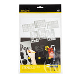 E287 Securit Stencil Set