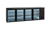Foster Gamko 4-door Glass Door Undercounter bottle fridge - E3/2222GMU84 - JD Catering Equipments Ltd