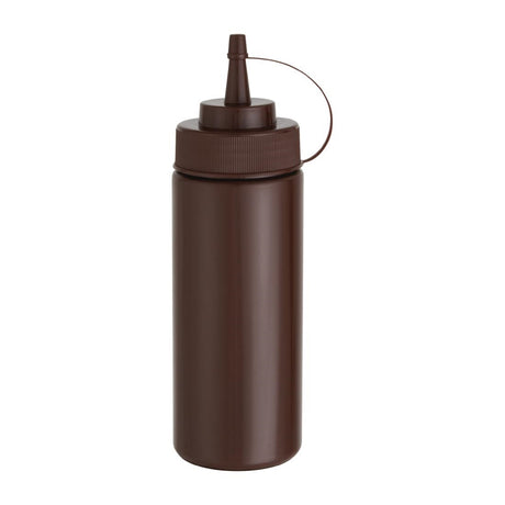 E625 Vogue Brown Squeeze Sauce Bottle 12oz