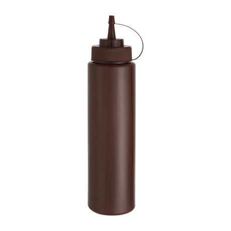 E626 Vogue Brown Squeeze Sauce Bottle 24oz