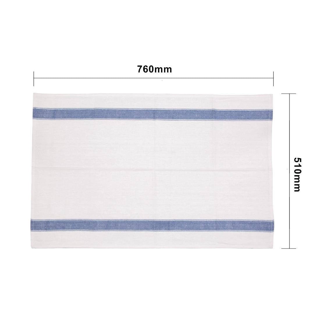 E918 Vogue Heavy Blue Tea Towel