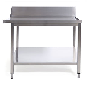 Sammic Side table with splash back MP-1200D right (1200 x 750 x 850 mm)