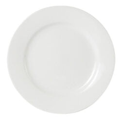 Pack Size 12 - Australian Fine China Flat Round Plate 16.5cm/6.5" - F3166